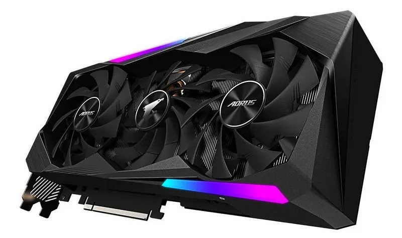 Видеокарта 8 GB Gigabyte RTX 3070 GV-N3070AORUS M-8GD