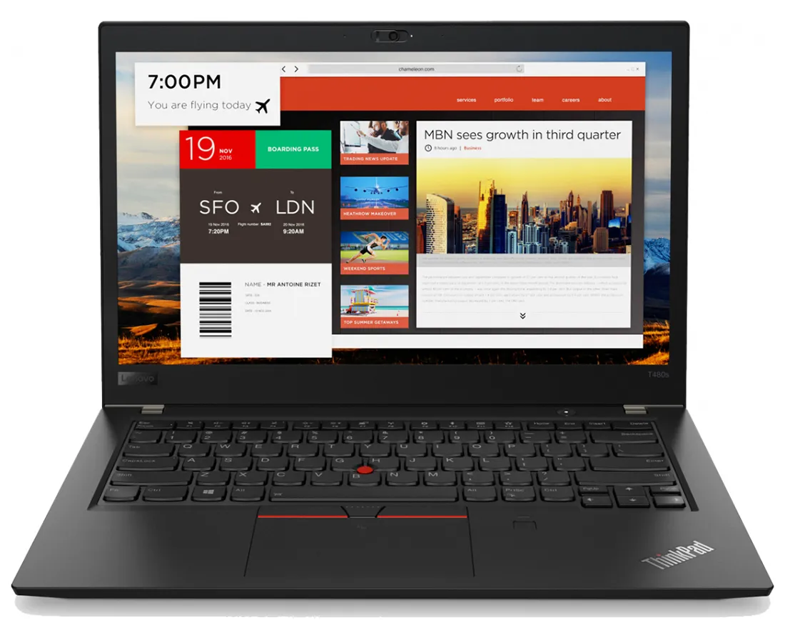 Ноутбук Lenovo T480s 20L7001JRT