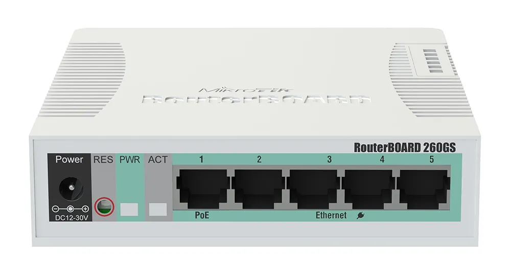 Коммутатор MikroTik RB260GS CSS106-5G-1S