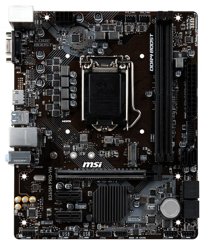 Материнская плата MSI B365M PRO-VH