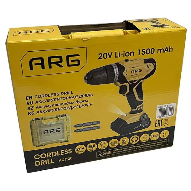 Шуруповерт ARG ACD20V
