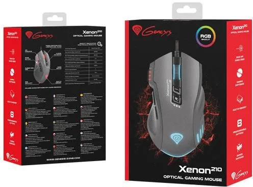 Компьютерная мышь GAMING GENESIS XENON 210 Black