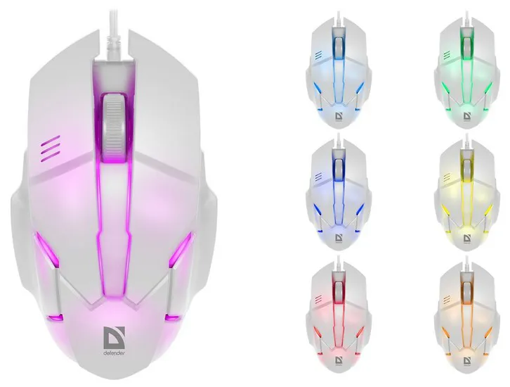 Компьютерная мышь Defender HOST MB-982 white