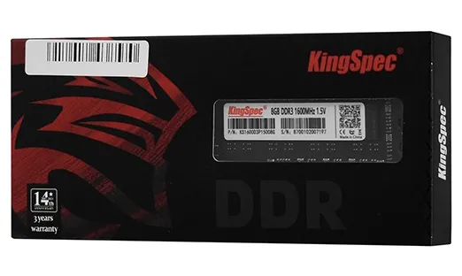 Оперативная память 8 GB KingSpec DDR3 1600MHz 1.5V