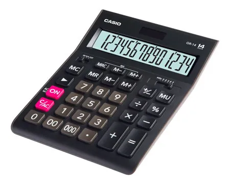 Калькулятор настольный CASIO GR-14-W-EP