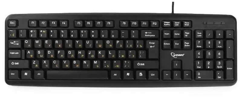 Клавиатура Gembird KB-8320UXL-BL black