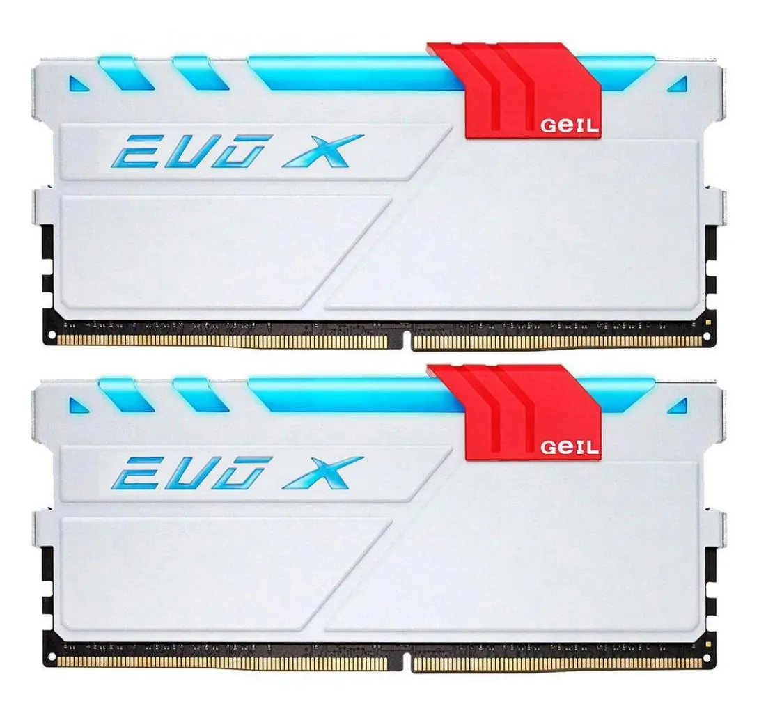 Оперативная память 16 Гб KIT GEIL EVO X SERIES White GEXG416GB3000C15ADC