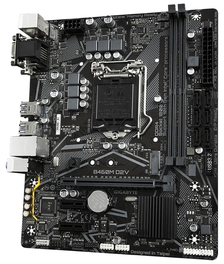 Материнская плата Gigabyte B460M D2V