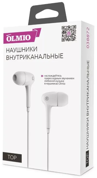 Наушники OLMIO Top 3.5 Белые