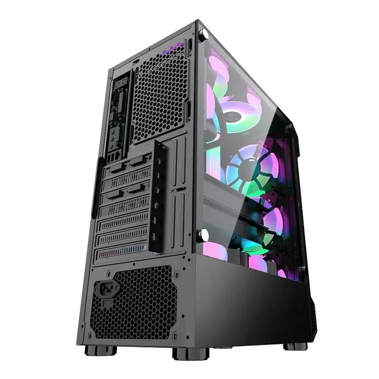 Корпус для ПК Wintek Flame-V2 D537-B TG Black