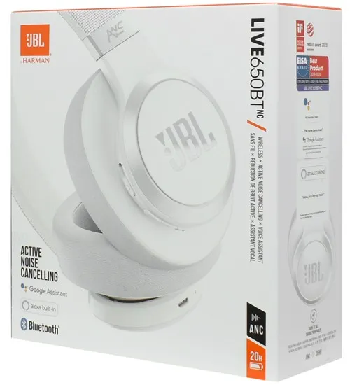 Bluetooth Гарнитура JBL (by harman) Live 650BTNC white