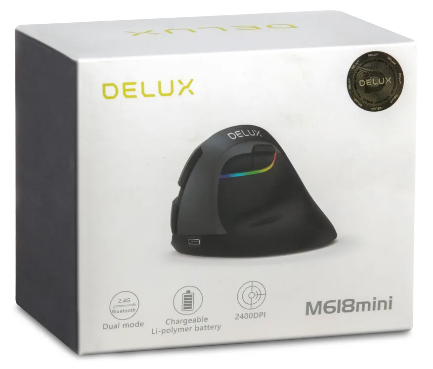 Компьютерная мышь Delux DLM-618OGB