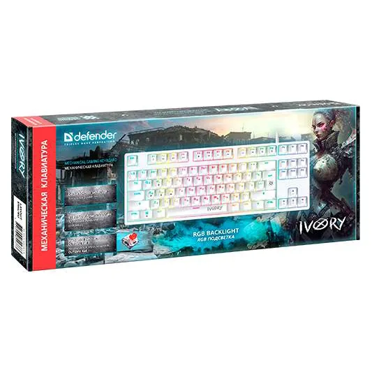 Клавиатура Defender Ivory GK-579 RU White