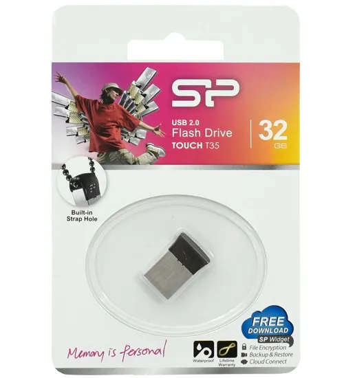 USB флешка 32GB Silicon Power Touch T35 SP032GBUF2T35V1K USB 2.0 silver