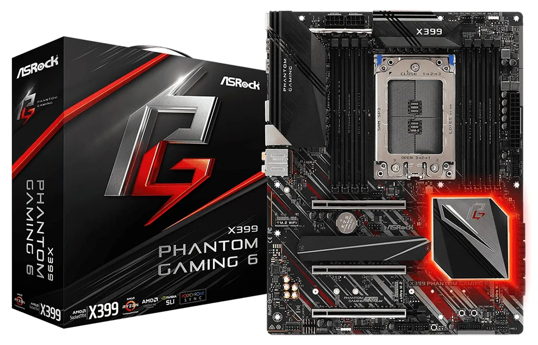 Материнская плата ASRock X399 PHANTOM GAMING 6
