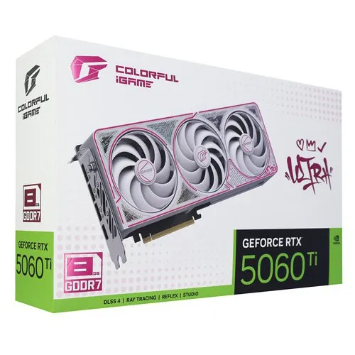 Видеокарта 8 GB Colorful iGame RTX 5060 Ti Ultra W OC 8GB-V