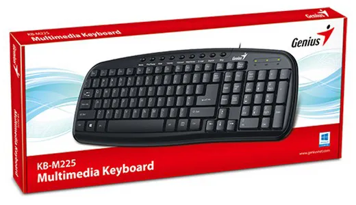 Клавиатура Genius KB-M225 C USB Чёрный