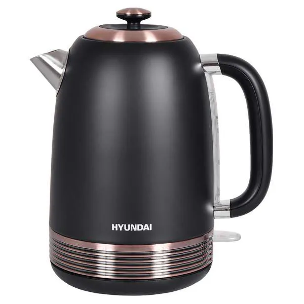Чайник Hyundai HYK-S4501 черный/бронзовый