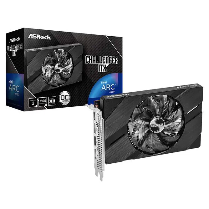 Видеокарта 6Gb ASRock Intel Arc A380 CLI 6GO