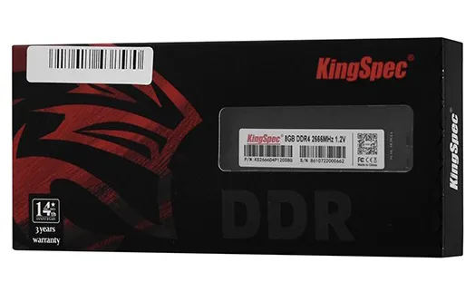 Оперативная память 8 GB KingSpec DDR4 2666MHz