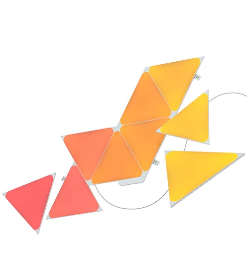 Smart lighting Starter kit Nanoleaf Shapes, Triangles, (NL47-0002TW-9PK), White, 9 Pack