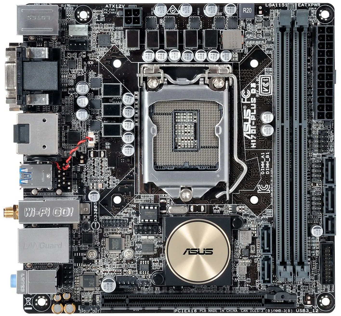 Материнская плата Asus H170I-Plus D3