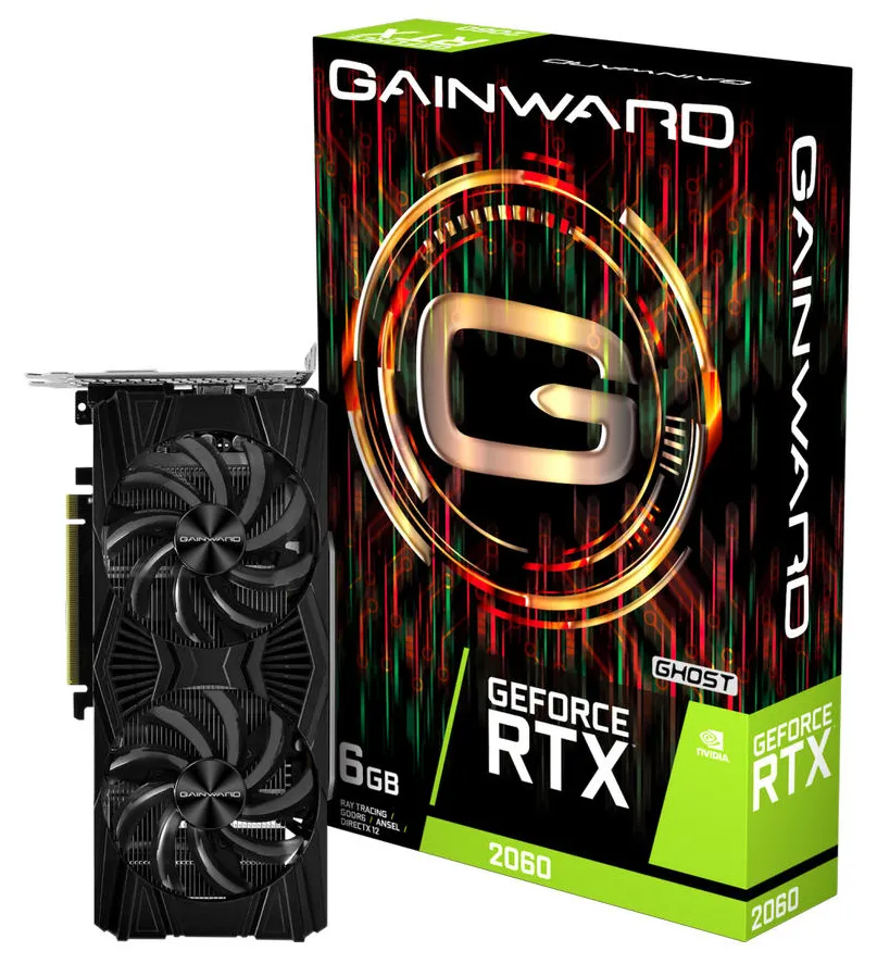 Видеокарта 6GB Gainward RTX 2060 Ghost NE62060018J9-1160X