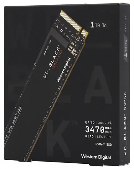 SSD накопитель 1TB WD Black WDS100T3X0C