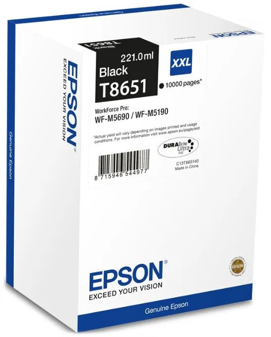 Картридж Epson C13T865140 XXL черный
