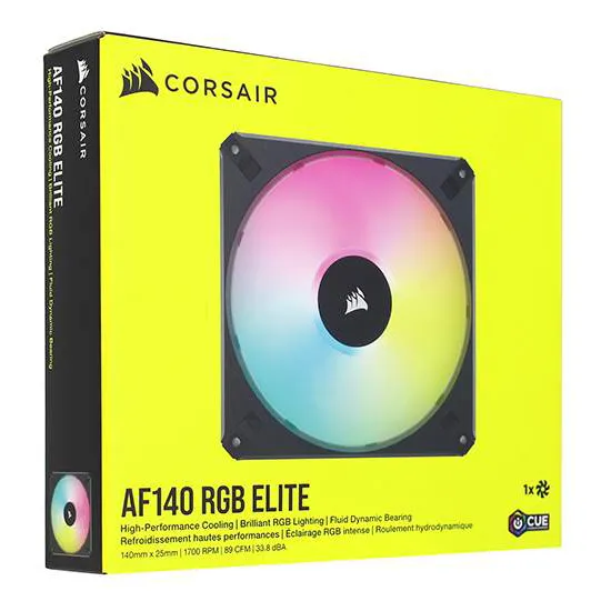 Кулер для корпуса Corsair AF140 RGB ELITE CO-9050155-WW