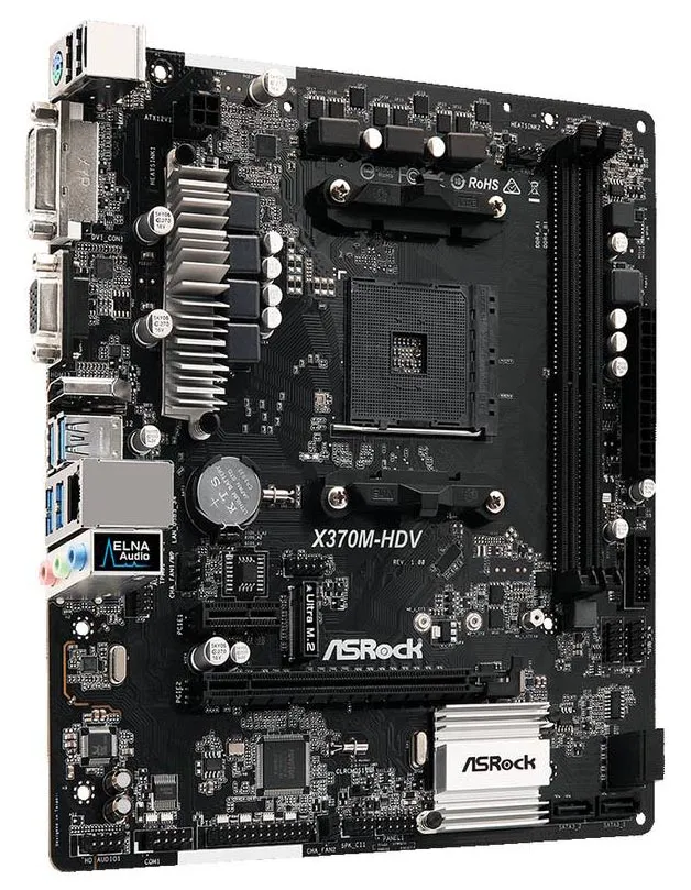 Материнская плата ASRock X370M-HDV