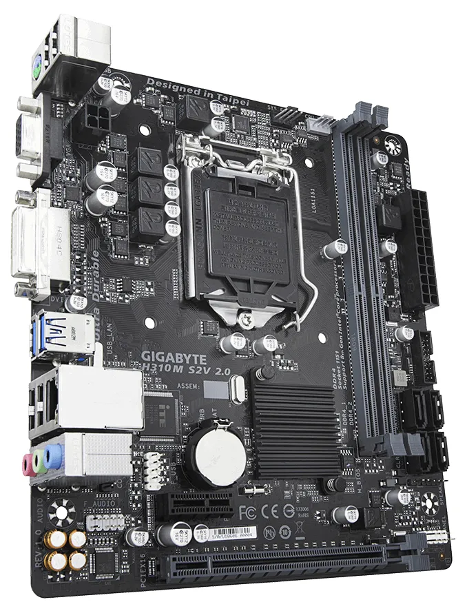 Материнская плата Gigabyte H310M S2V 2.0