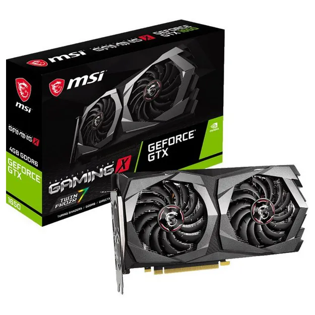 Видеокарта MSI GeForce GTX1650, 4GB GDDR6 128-bit 1xHDMI 2xDP GTX 1650 D6 GAMING X