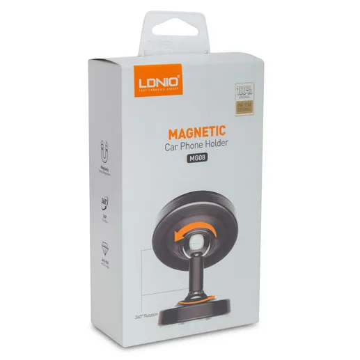 Автомобильный держатель для телефона LDNIO Magnetic MG08 Магнитный
