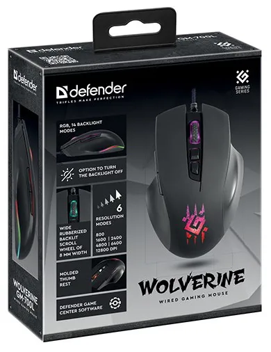 Компьютерная мышь Defender Wolverine GM-700L