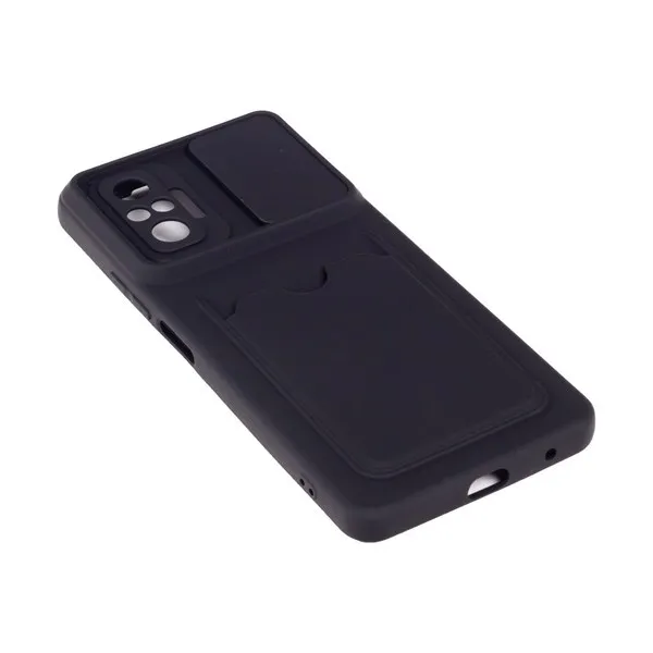 Чехол для телефона X-Game XG-S086 для Redmi Note 10 Pro Чёрный Card Holder
