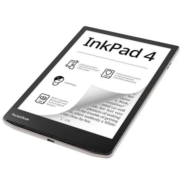 Электронная книга PocketBook PB743G-U-CIS серебряный