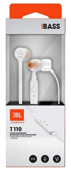 Наушники JBL T110 White
