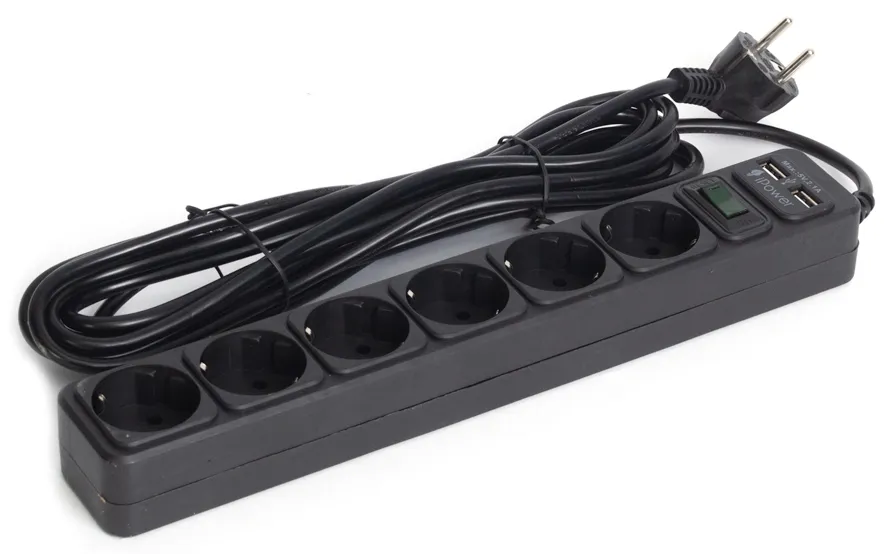 Сетевой фильтр iPower iPEO3m-USB 3м
