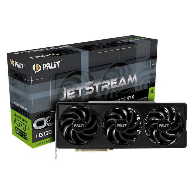 Видеокарта 16Gb PALIT RTX4070Ti SUPER JETSTREAM OC 16GB NED47TSS19T2-1043J