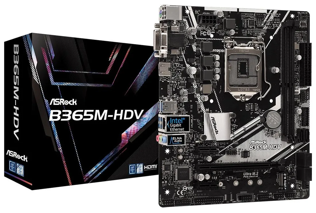 Материнская плата ASRock B365M-HDV