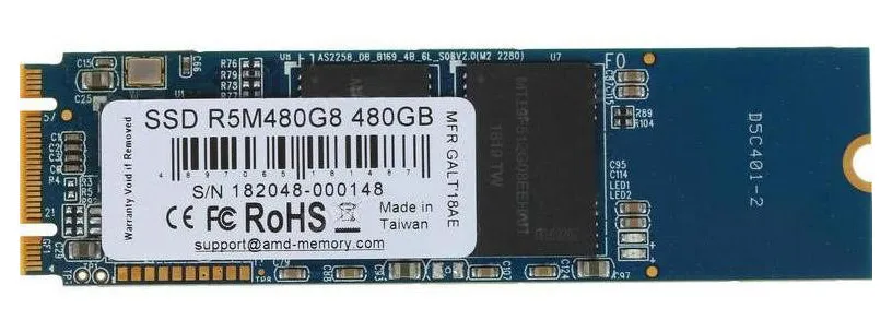 SSD диск M.2 480 GB AMD Radeon R5 R5M480G8