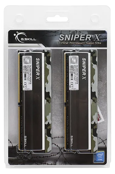 Оперативная память 16 GB kit G.SKILL SNIPER X F4-3200C16D-16GSXFB