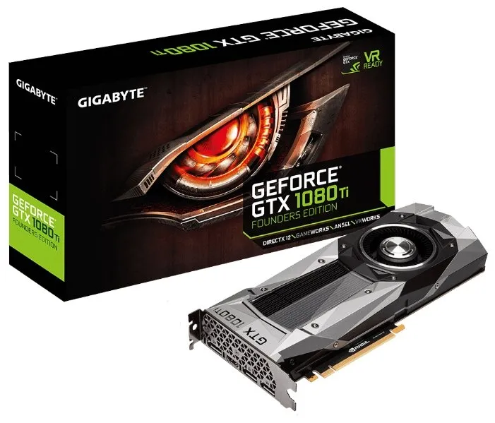 Видеокарта 11 GB Gigabyte GTX1080Ti GV-N108TD5X-B