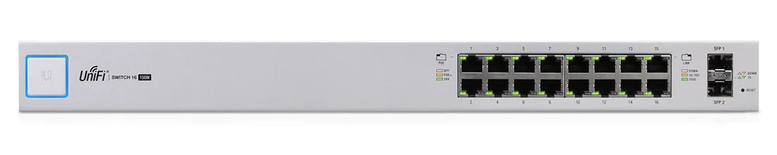 Коммутатор Ubiquiti UniFi Switch 16 150W