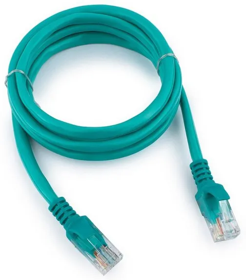 Патч корд UTP 5e-Cat 1 m Cablexpert PP12-1M/G зеленый
