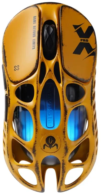 Мышь GravaStar Mercury X Pro Battle-Worn Yellow