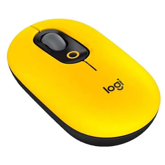 Компьютерная мышь LOGITECH POP Bluetooth BLAST-YELLOW