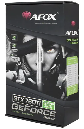 Видеокарта 2 GB Afox GTX 750Ti AF750TI-2048D5H5-V8
