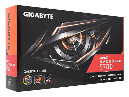 Видеокарта 8GB Gigabyte RX 5700 Gaming OC GV-R57GAMING OC-8GD